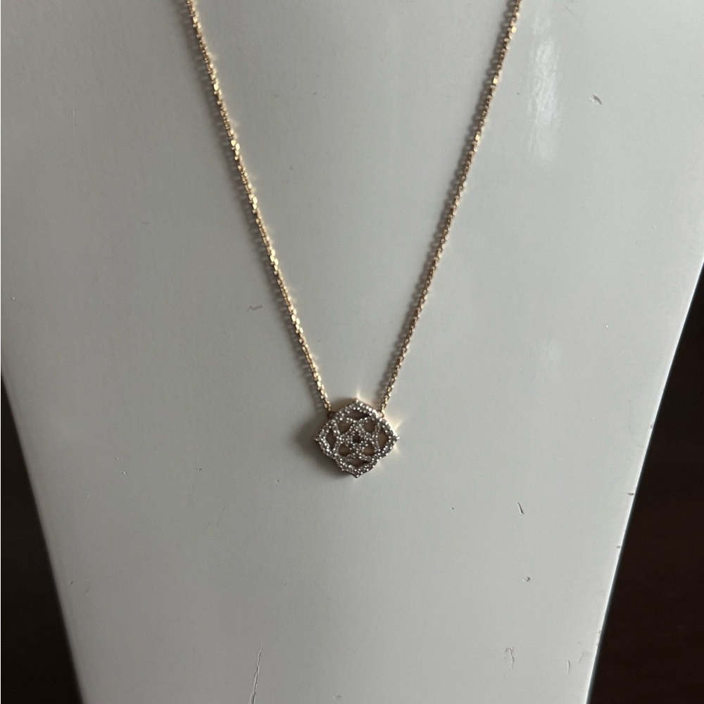 Kendra Scott 14K Diamond Fleur Necklace